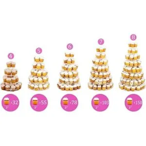 Jusalpha 8 Base de acrílico redonda para fiestas_5