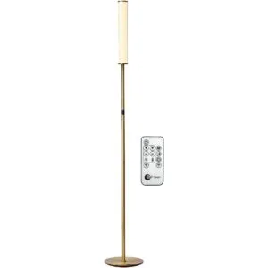 OBright Lámpara de pie LED cilíndrica con control remoto_1