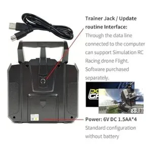 DTXMX Flysky FSi6X 2.4G 10CH Radio Transmisor y receptor_5