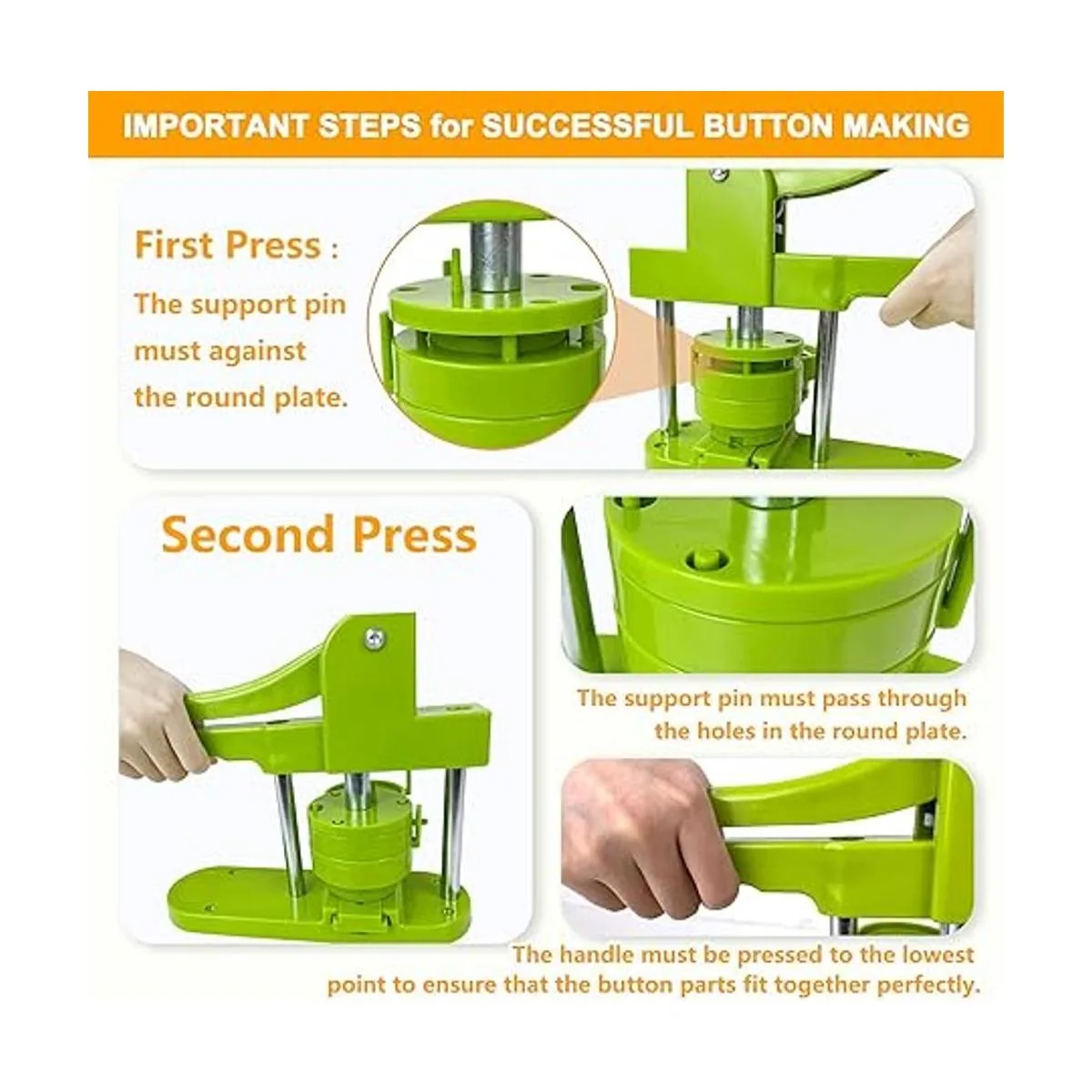 MK.Bear Máquina para hacer botones de varios tamaños de_6