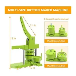 MK.Bear Máquina para hacer botones de varios tamaños de_3
