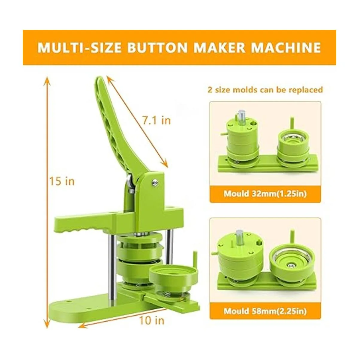 MK.Bear Máquina para hacer botones de varios tamaños de_3