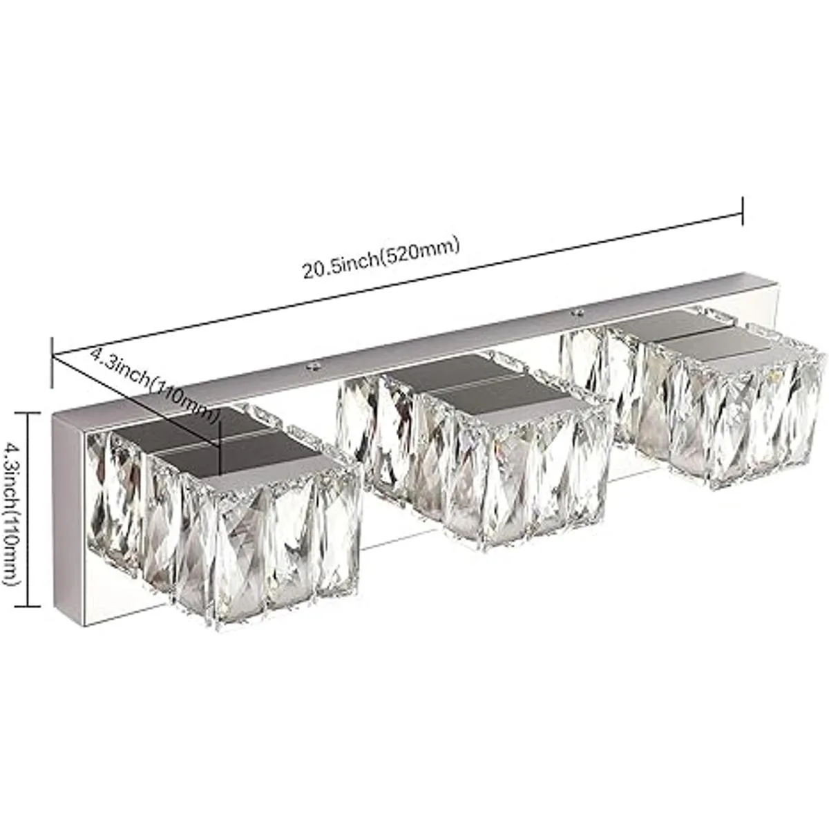 ZUZITO Luces modernas de tocador de baño de cristal 3_4