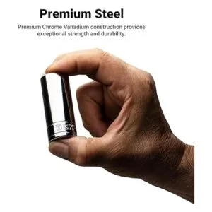 Capri Tools Juego de enchufes cromados superficiales y_4