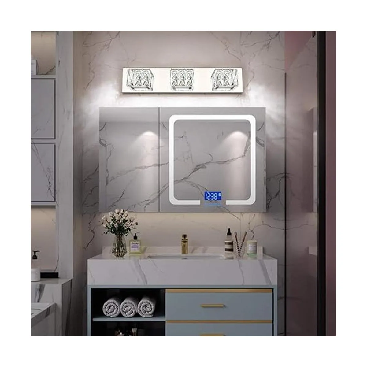 ZUZITO Luces modernas de tocador de baño de cristal 3_2