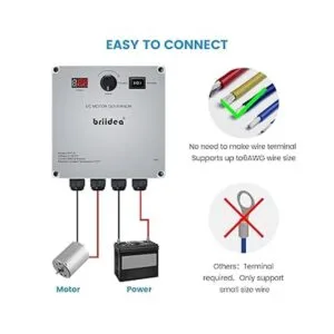 Briidea Controlador PWM controlador de velocidad de_4