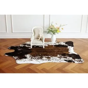 CONBEN Alfombra con estampado de vaca M_7