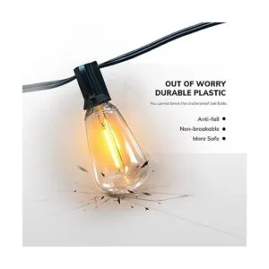 Cadena de luces para exteriores de 150 pies LED ST38_3