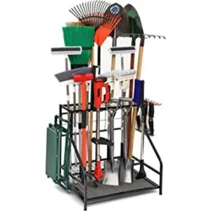 Organizador de herramientas de jardín para garaje estante_1