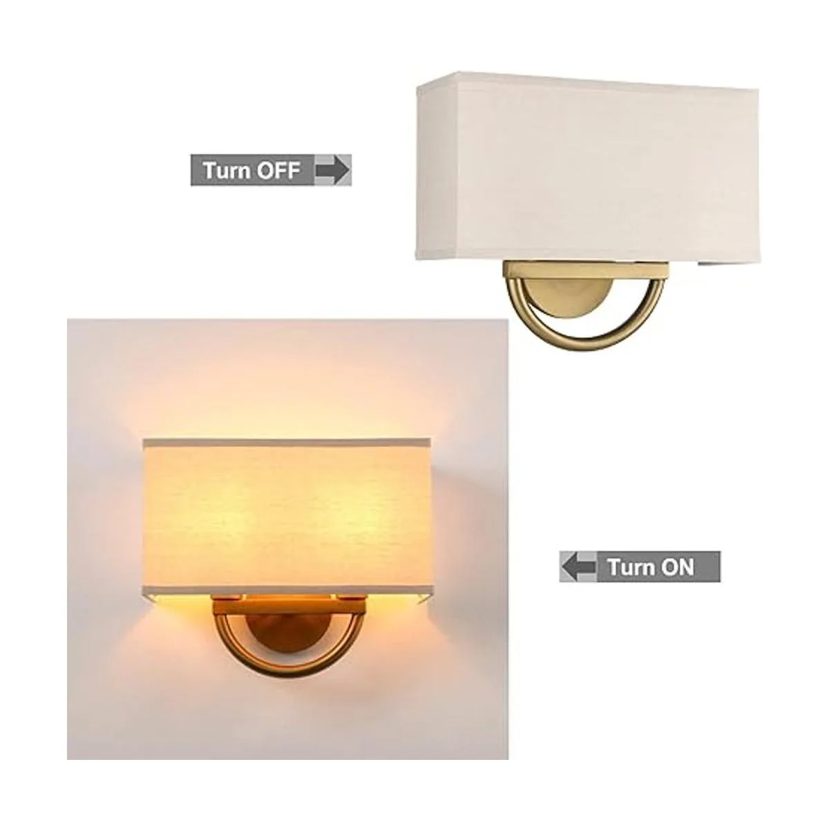 Lámpara de pared Yosoan de noche para interiores lámpara_5