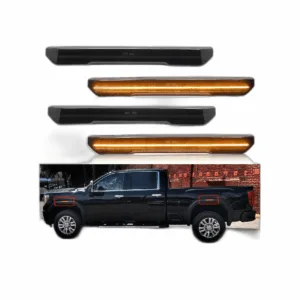 4 luces LED de marcador lateral de lente ahumada ámbar_1