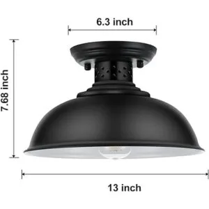 LOEHINLE 2 luces de techo semiempotradas industriales_2