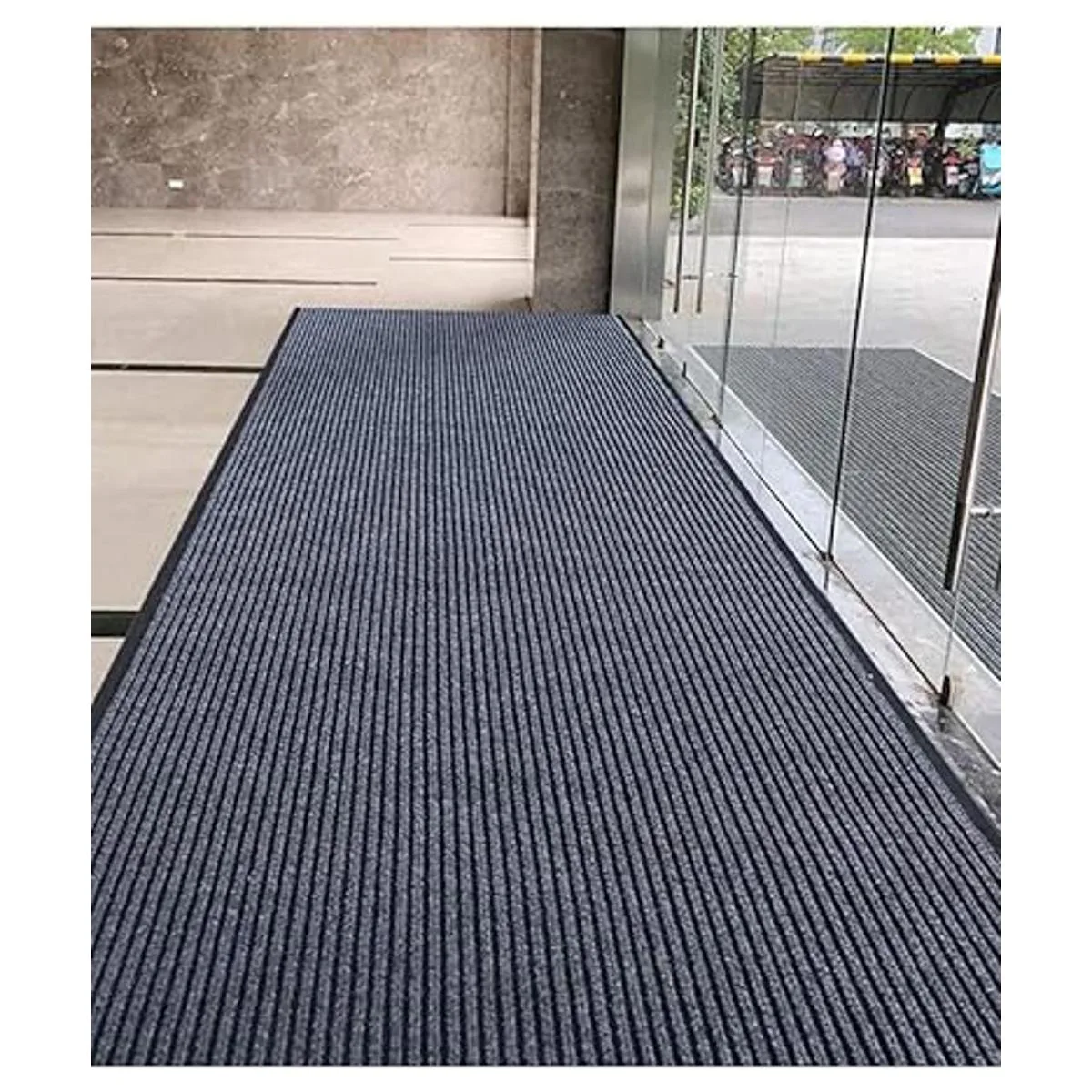 Uyoyous Alfombrilla de paso de 3 x 10 pies a rayas para_2