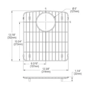 Elkay LKOBG1415SS Rejilla inferior 1 acero inoxidable_5