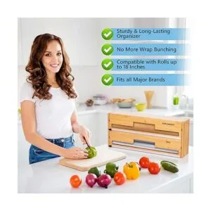 TidyCulture Dispensador de papel de aluminio grande de 18_4