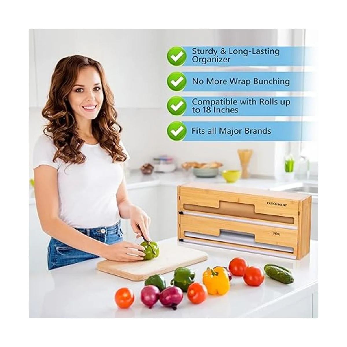 TidyCulture Dispensador de papel de aluminio grande de 18_4