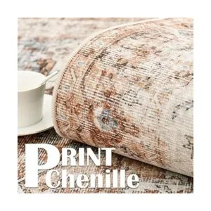 JINCHAN Alfombra persa para interiores estilo clásico_2