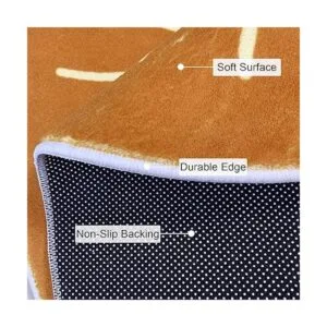 USTIDE Alfombra de juego grande de león de 5.2 pies_5