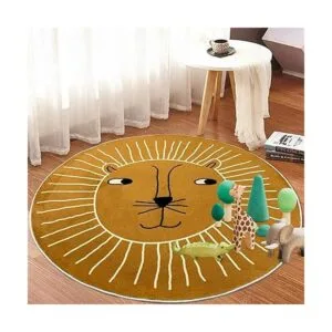 USTIDE Alfombra de juego grande de león de 5.2 pies_4