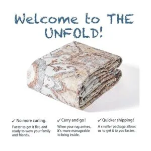 JINCHAN Alfombra persa para interiores estilo clásico_7