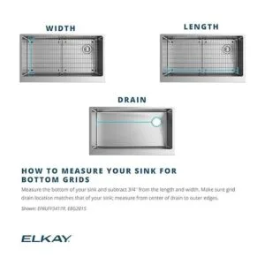 Elkay LKOBG1415SS Rejilla inferior 1 acero inoxidable_3