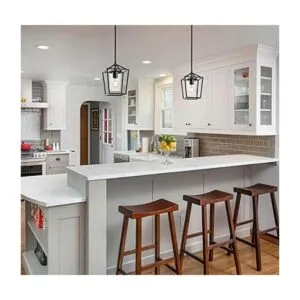 XiNBEi Pendant Lighting Modern Farmhouse Black Adjustable_6