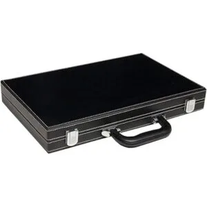 Middleton Games Travel Backgammon Juego de juego de piel_5