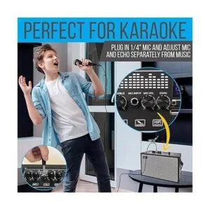 Pyle Altavoz Bluetooth vintage Sistema de audio_4