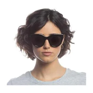 Le Specs. Air Heart Lentes negros y dorados para mujer_3