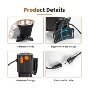 Vanvale Faro LED de alta potencia con diseño de separación_6