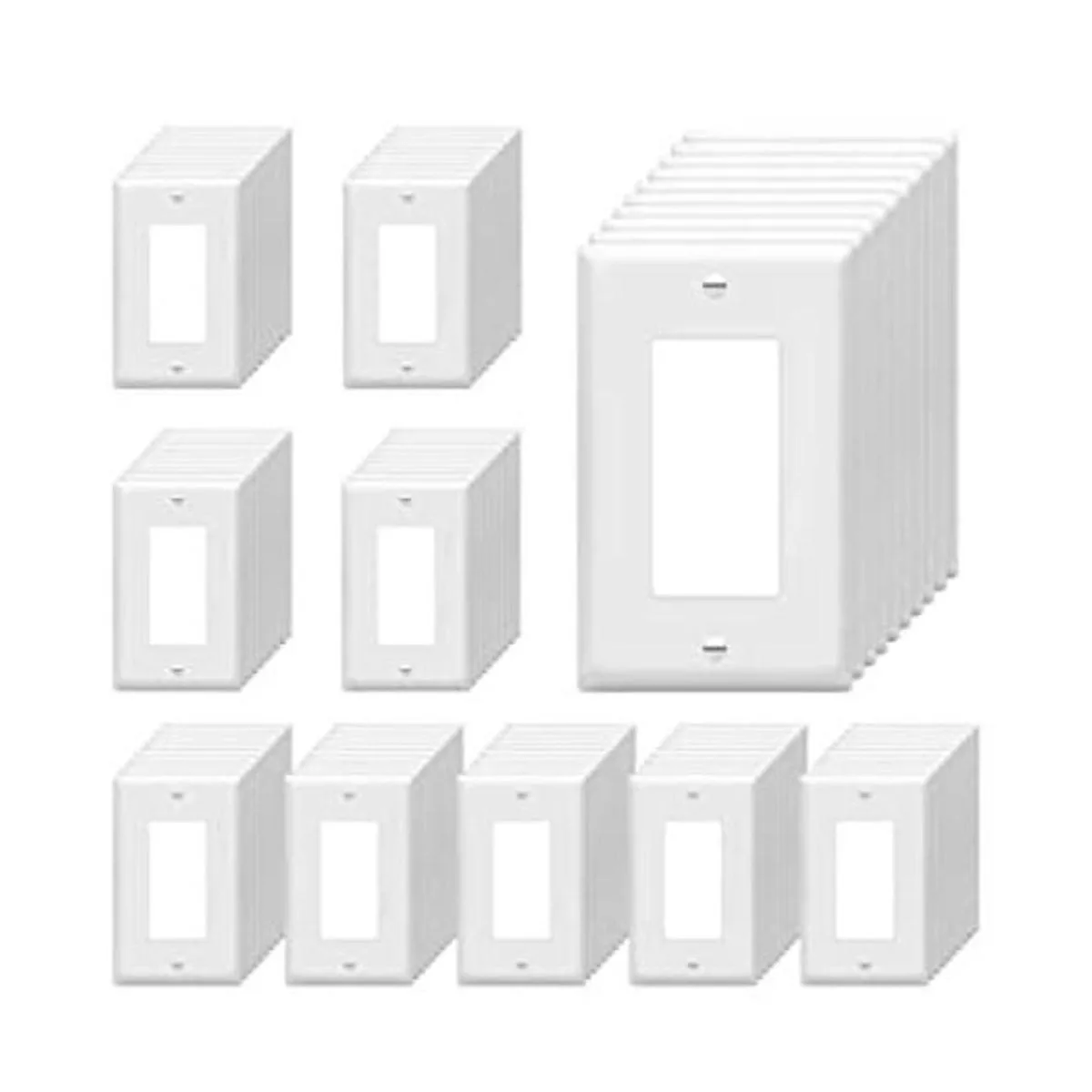 ENERLITES Decoración Placa de pared con interruptor de_1