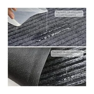 Uyoyous Alfombrilla de paso de 3 x 10 pies a rayas para_6