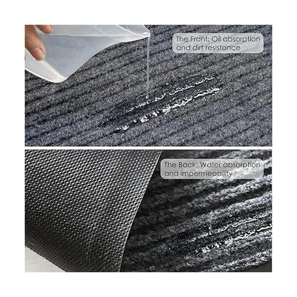 Uyoyous Alfombrilla de paso de 3 x 10 pies a rayas para_6