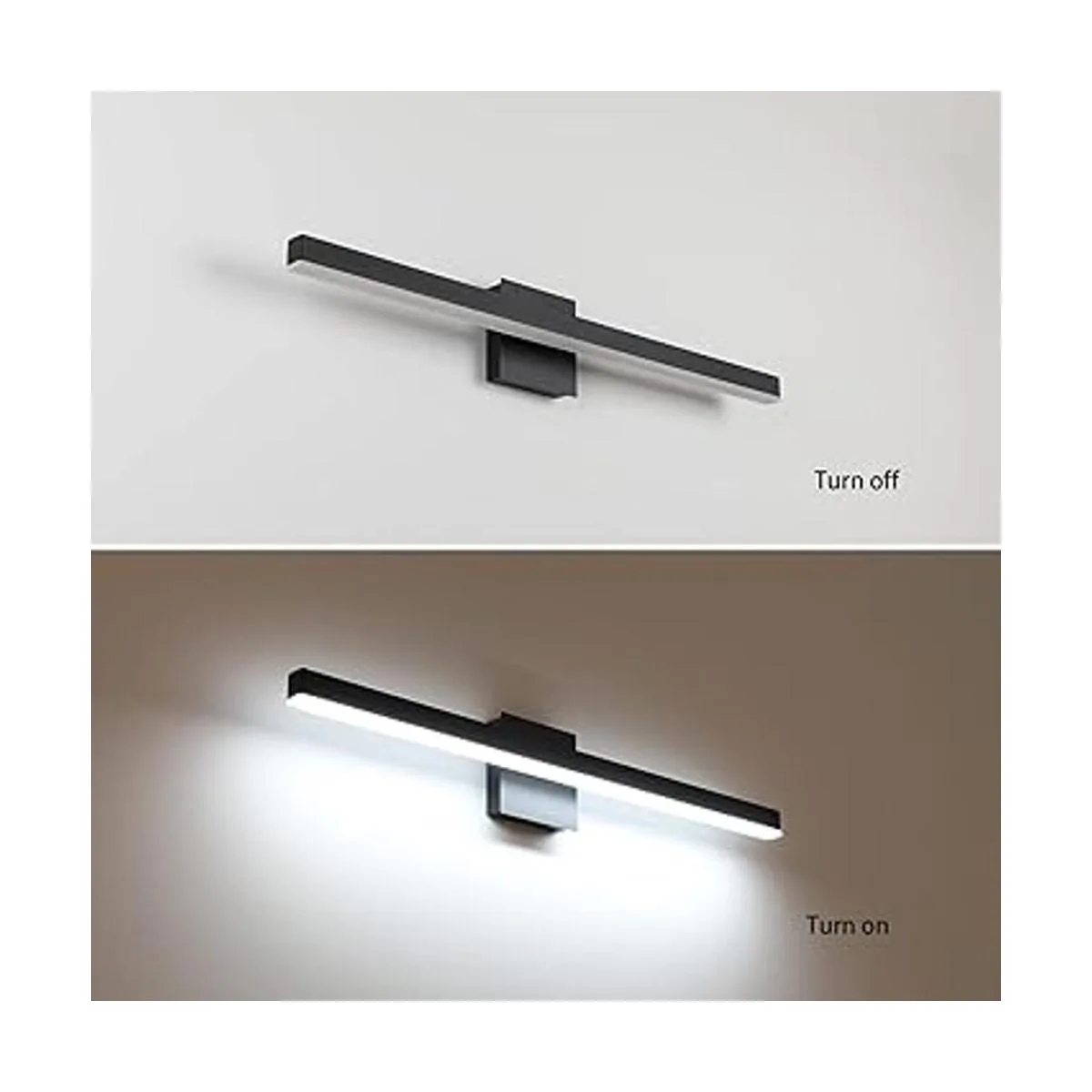 JOOSSNWELL Modernas lámparas de tocador de aluminio negro_5