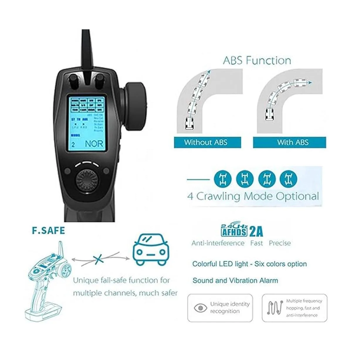HOBBYMATE Flysky FS GT5 RC Transmisor con receptor_2