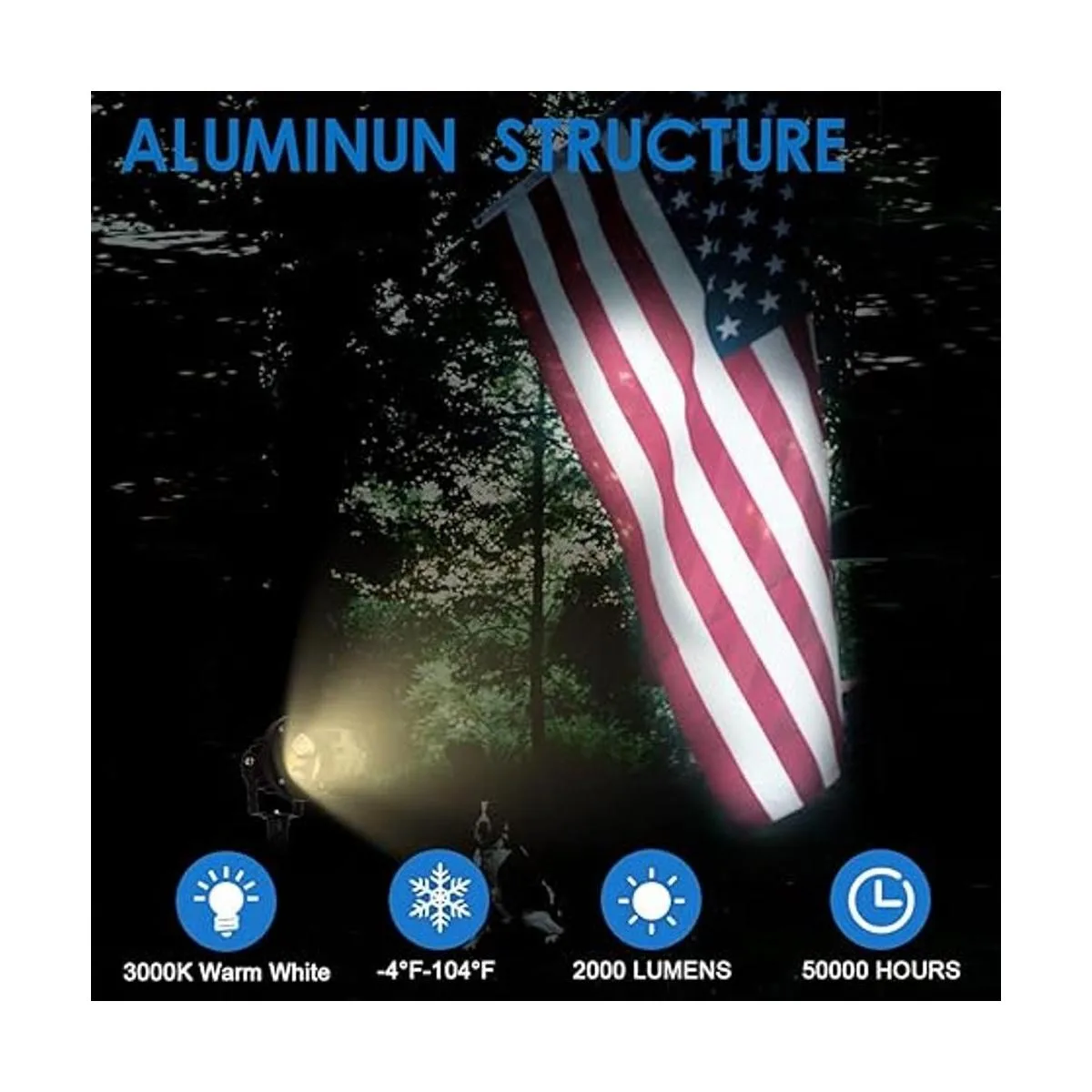 EAGLOD Focos LED de 20 W para exteriores iluminación LED_3