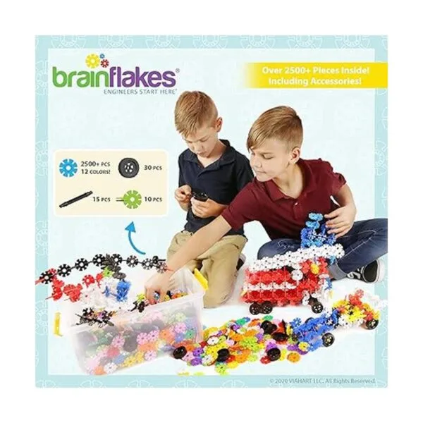 Brain Flakes Kit de construcción de 2500 piezas una_3