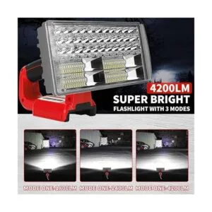 Linterna inalámbrica de 40 W para batería de iones de_2