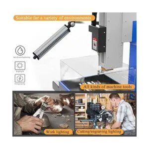 Luz LED de trabajo a máquina de 120 V 16 W impermeable_5