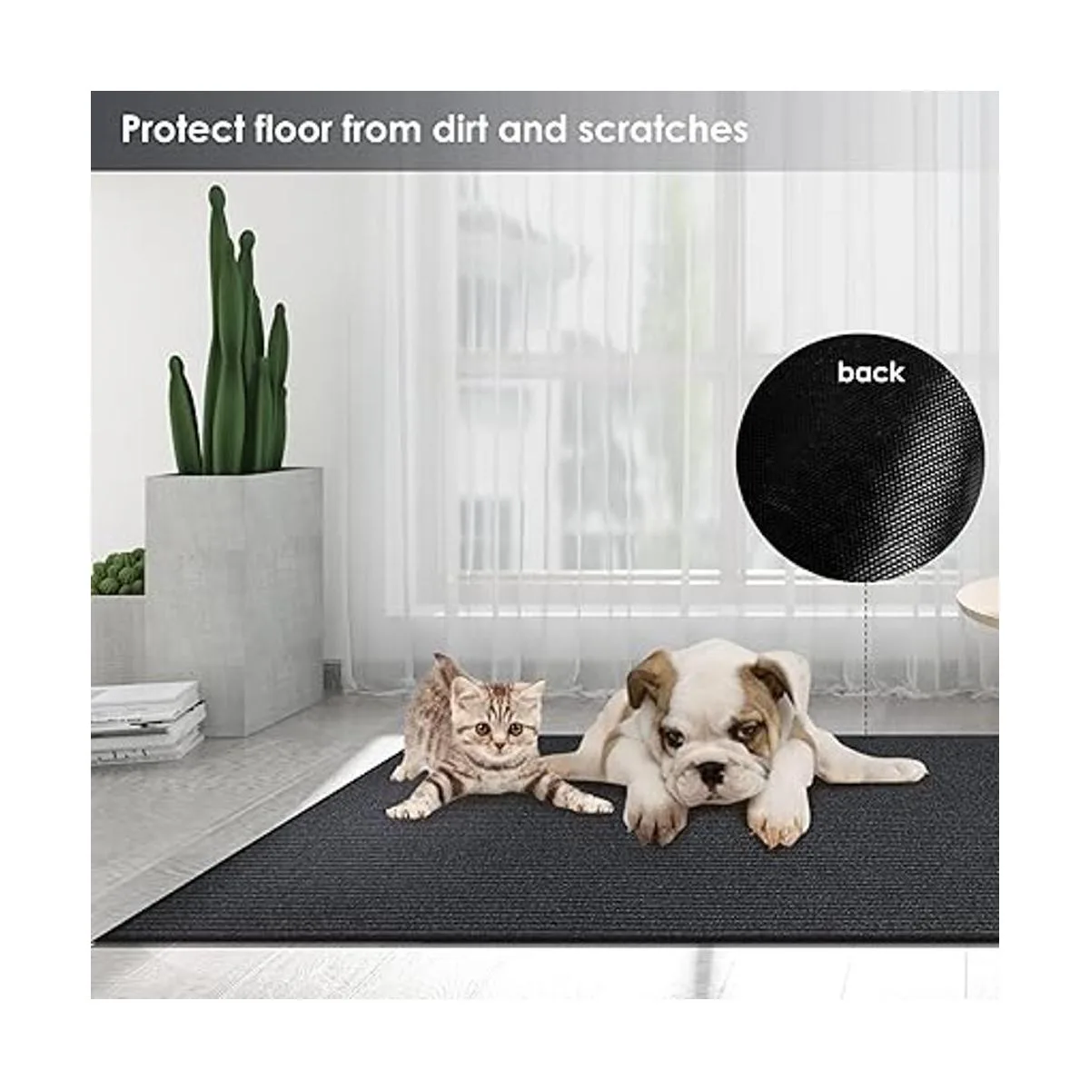 Uyoyous Alfombrilla de paso de 3 x 10 pies a rayas para_5