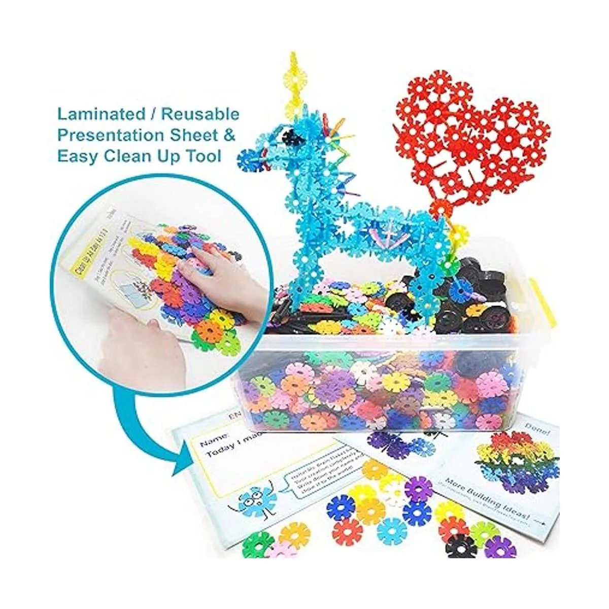 Brain Flakes Kit de construcción de 2500 piezas una_5