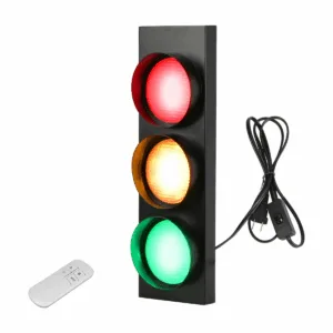 HOMIER Lámpara de semáforo decoración de pared estilo_1