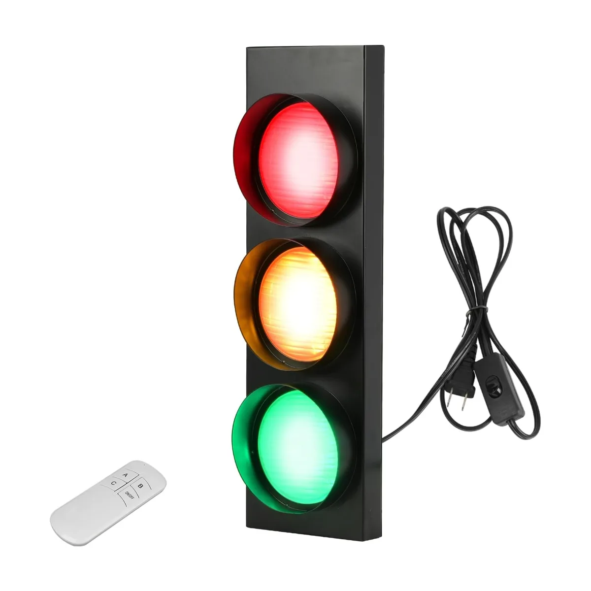 HOMIER Lámpara de semáforo decoración de pared estilo_1