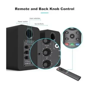 BESTISAN Altavoces Bluetooth para estantería altavoces_5