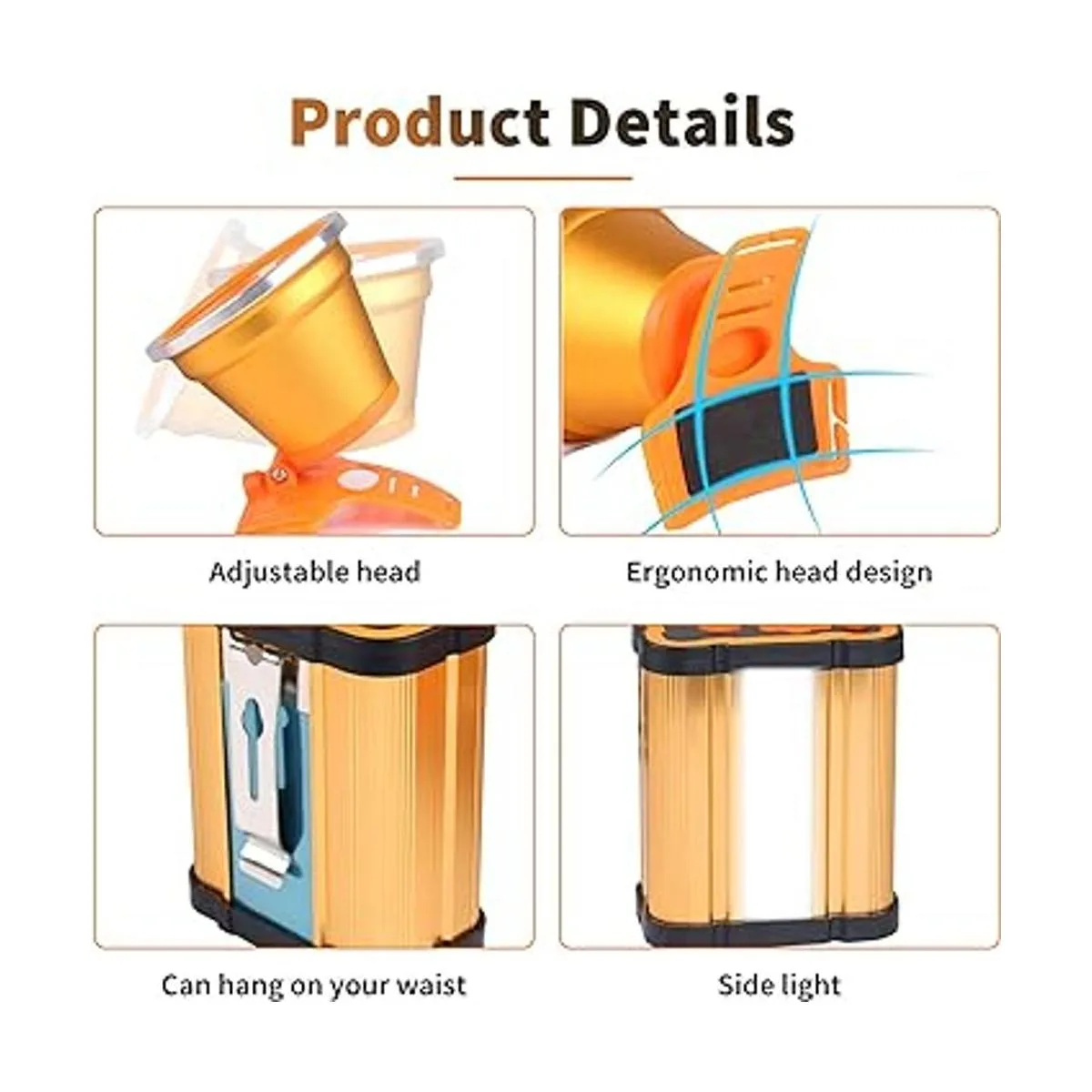 Vanvale Superbright Bright Linterna frontal portátil_6