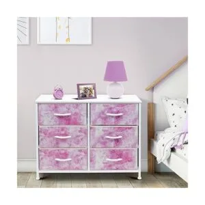 Sorbus Cómoda con 6 cajones baúl de almacenamiento de_2