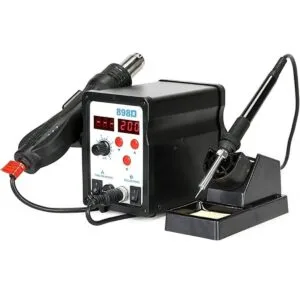 CREWORKS Estación de retrabajo de soldador SMD 2 en 1 con_4