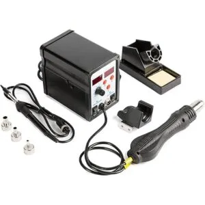 CREWORKS Estación de retrabajo de soldador SMD 2 en 1 con_7