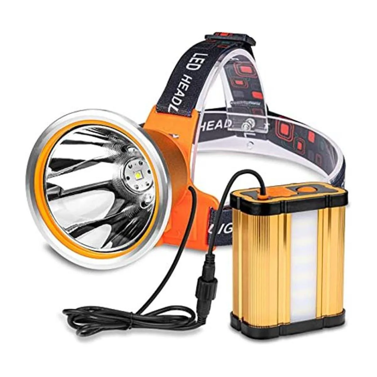 Venlon Superbright Faro delantero recargable portátil_1