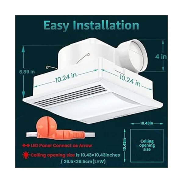 FASDUNT Ventilador de escape de baño ultra silencioso con_2